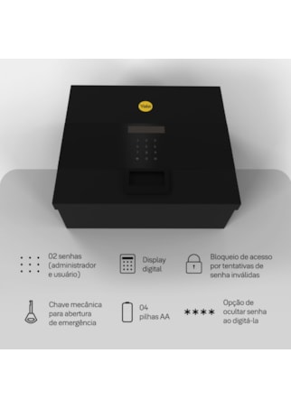 Segunda imagem do produto Cofre de Piso | Yale