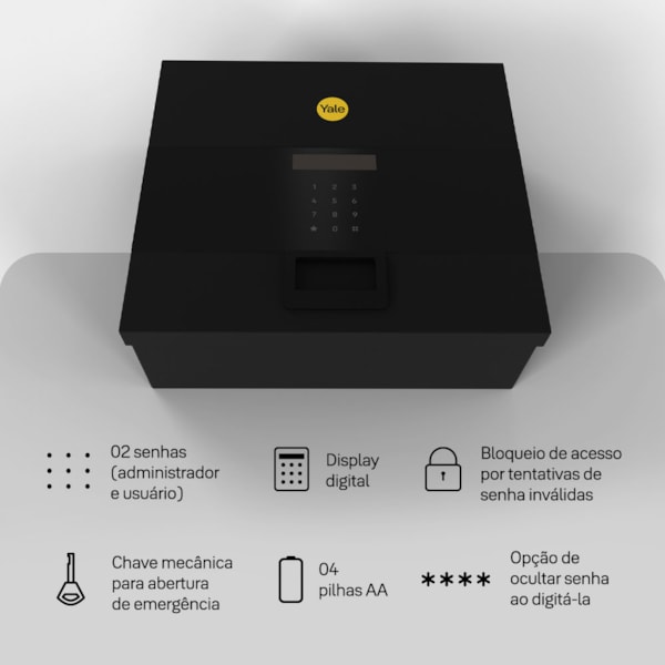 Segunda imagem do produto Cofre de Piso | Yale