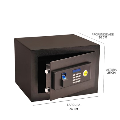 Segunda imagem do produto Cofre Digital Home com Biometria