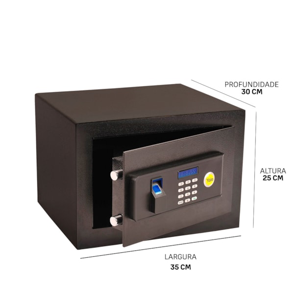Segunda imagem do produto Cofre Digital Home com Biometria