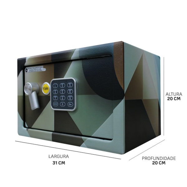 Segunda imagem do produto Cofre Digital Value Geométrico