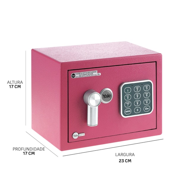 Segunda imagem do produto Cofre Digital Value Mini Pink