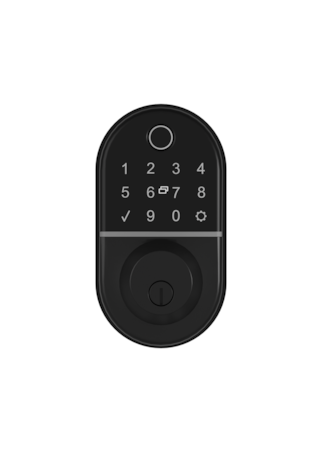 Fechadura Digital Compact Rolete com Biometria e Senha| Yale