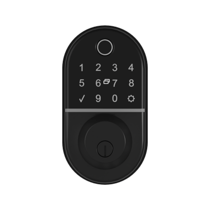 Fechadura Digital Compact Rolete com Biometria e Senha| Yale