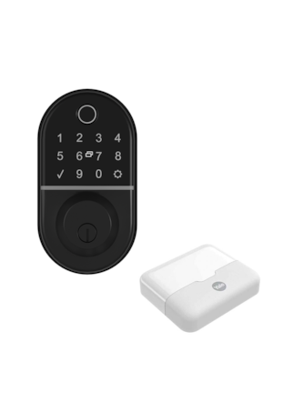 Fechadura Digital Compact Rolete + Kit Conectividade