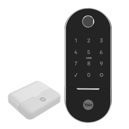 Fechadura Digital Lia BP (Porta de Correr) com Biometria + Kit Conectividade