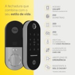 Fechadura Digital Lia com Biometria e Senha | Yale - Pré Venda