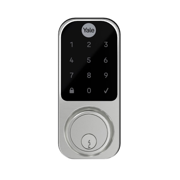 Fechadura Digital YDD 120 para porta Externa com Senha e chave - Trinco Lingueta Tubular