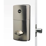 Fechadura Digital YDD 120 para porta Externa com Senha e chave - Trinco Lingueta Tubular