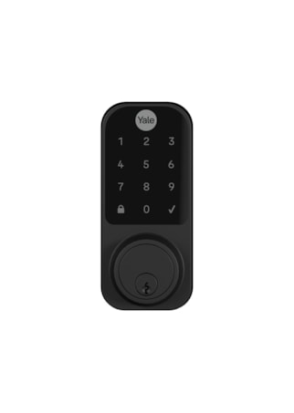 Fechadura Digital YDD 120 Preta para porta Externa com Senha e chave