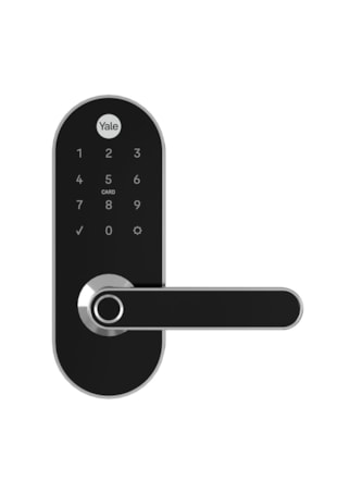 Fechadura Digital YMC 420W com Zigbee integrado - abre por biometria, senha, cartão e chave