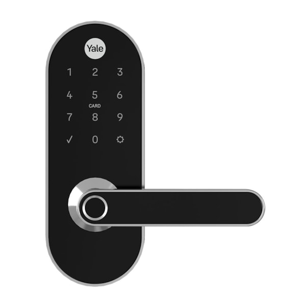 Fechadura Digital YMC 420W com Zigbee integrado - abre por biometria, senha, cartão e chave