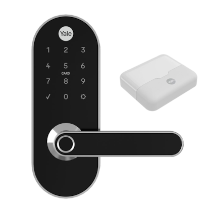 Fechadura Digital YMC 420W com Zigbee integrado + Kit Conectividade