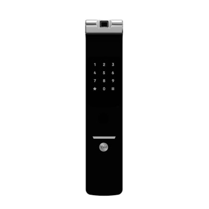 Fechadura Digital YMF 40A RL abre com Biometria e Senha - Trinco Rolete