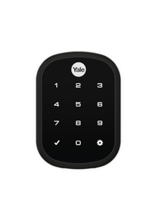 Fechadura Digital YRD 256 Rolete Preta com Senha | Yale