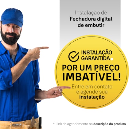 Instalação de Fechadura Digital de Embutir