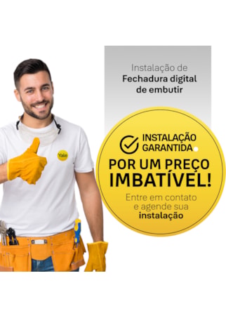 Instalação de Fechadura Digital de Embutir