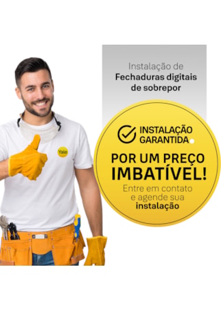 Instalação de Fechadura Digital de Sobrepor