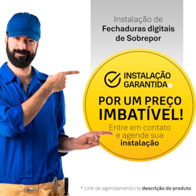 Instalação de Fechaduras Digitais de Sobrepor