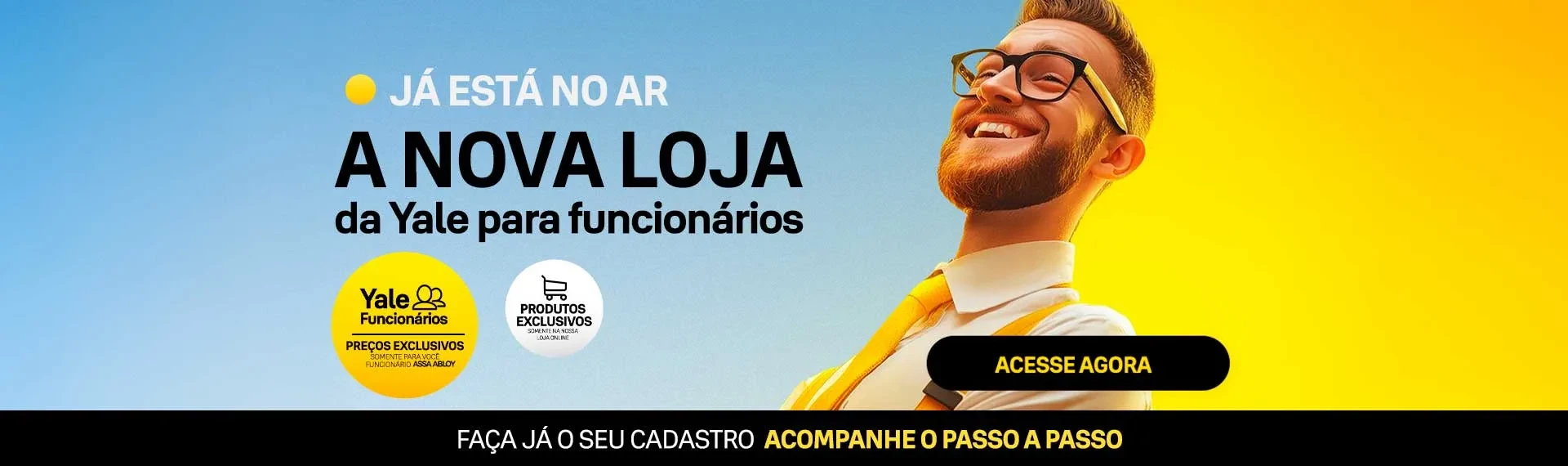 Já está no ar: a nova loja da Yale para funcionários