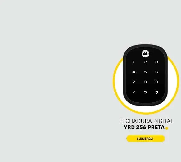 Fechadura Digital YRD 256 Preta