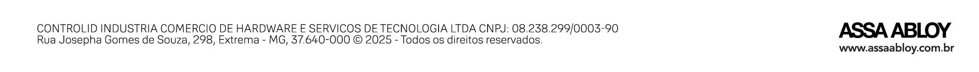 Controlid Industria Comercio de Hardware e Servicos de Tecnologia LTDA - Assa Abloy